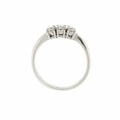 Bague trilogie avec diamants de 0,36 ct