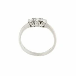 Bague trilogie avec diamants de 0,36 ct