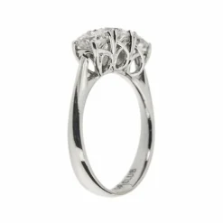 Bague trilogie avec diamants