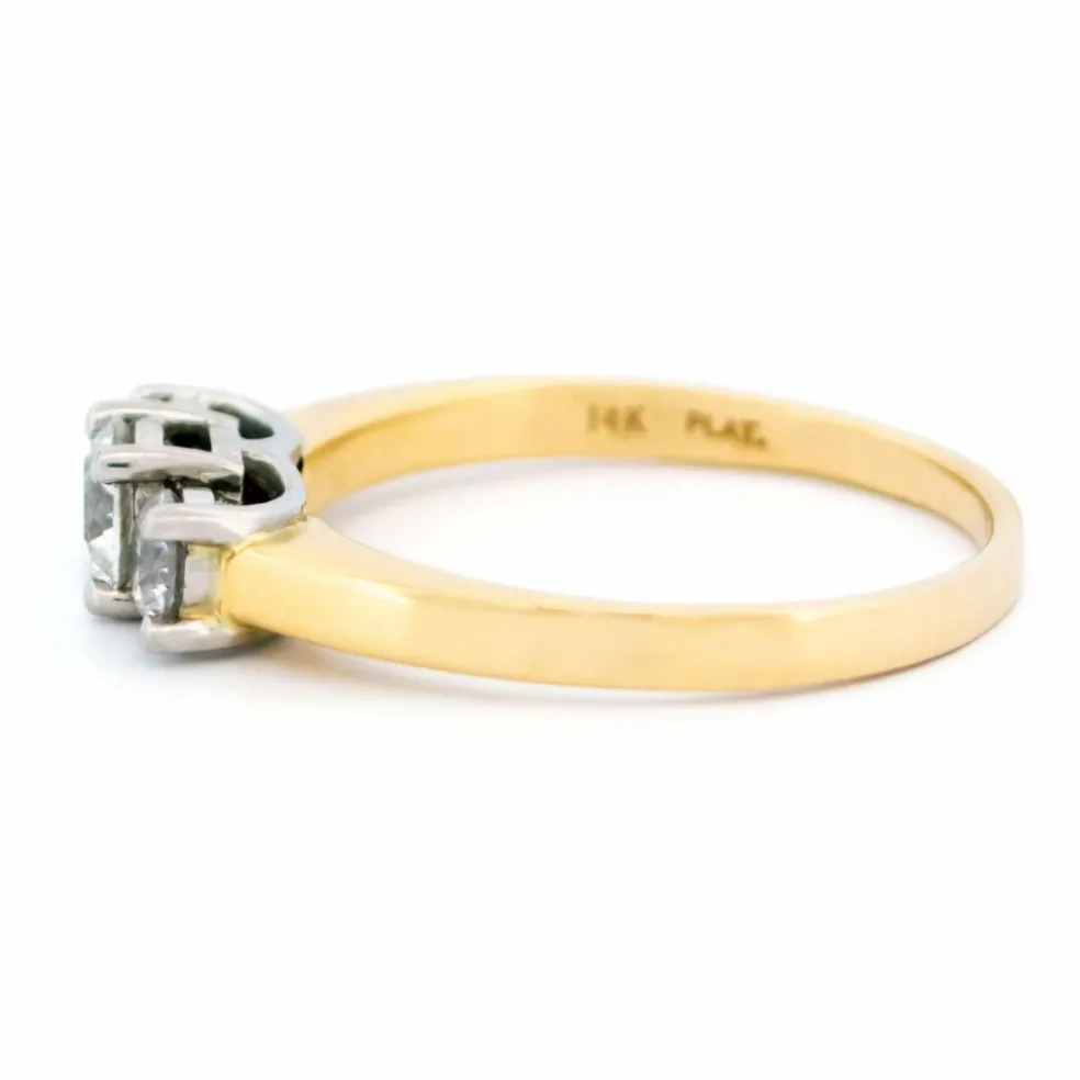 Bague Trilogie Diamant Platine