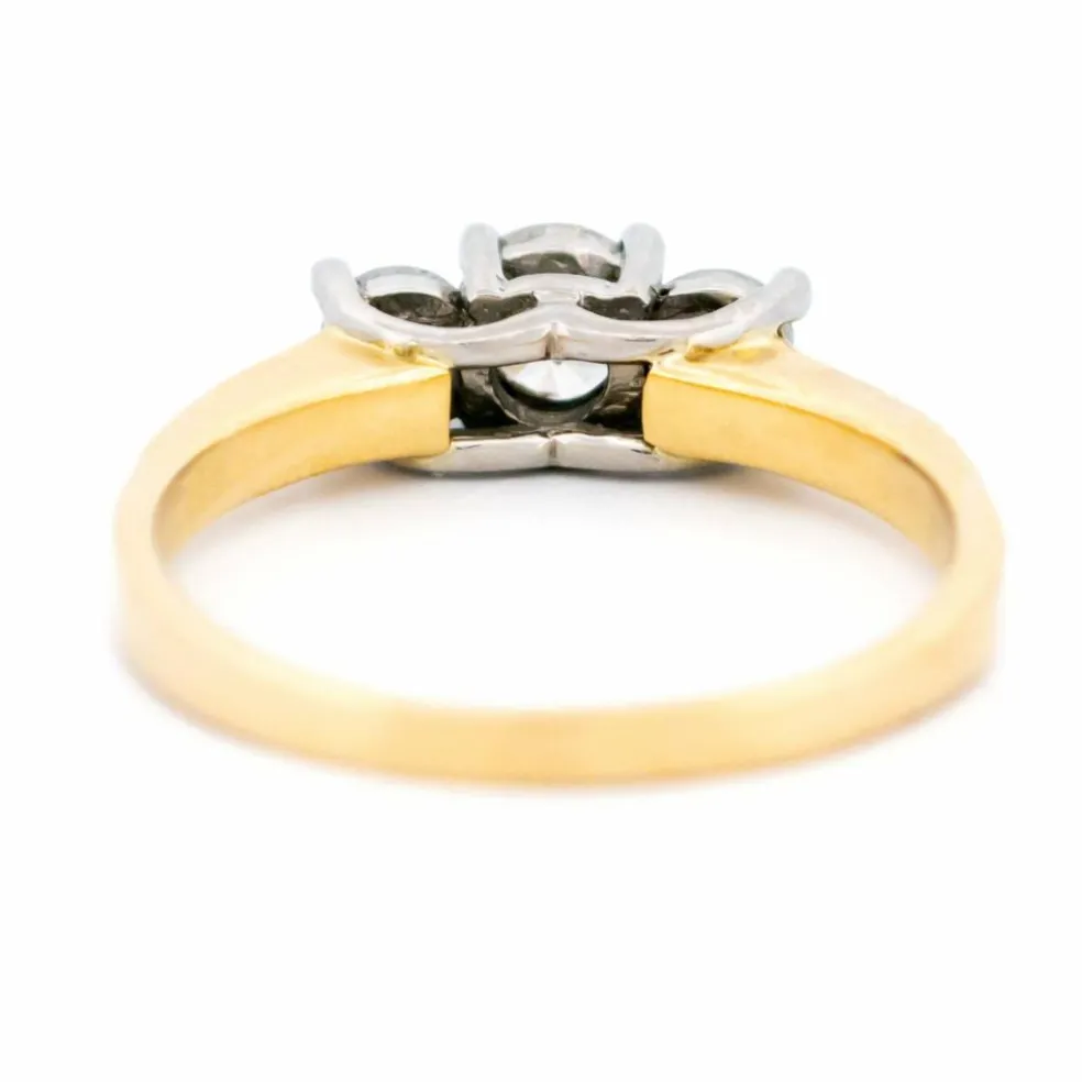 Bague Trilogie Diamant Platine