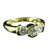 Bague trilogie diamants
