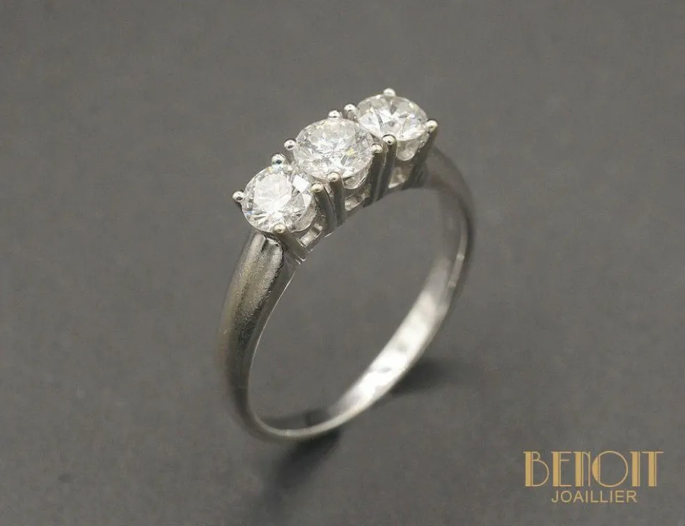 Bague Trilogie diamants