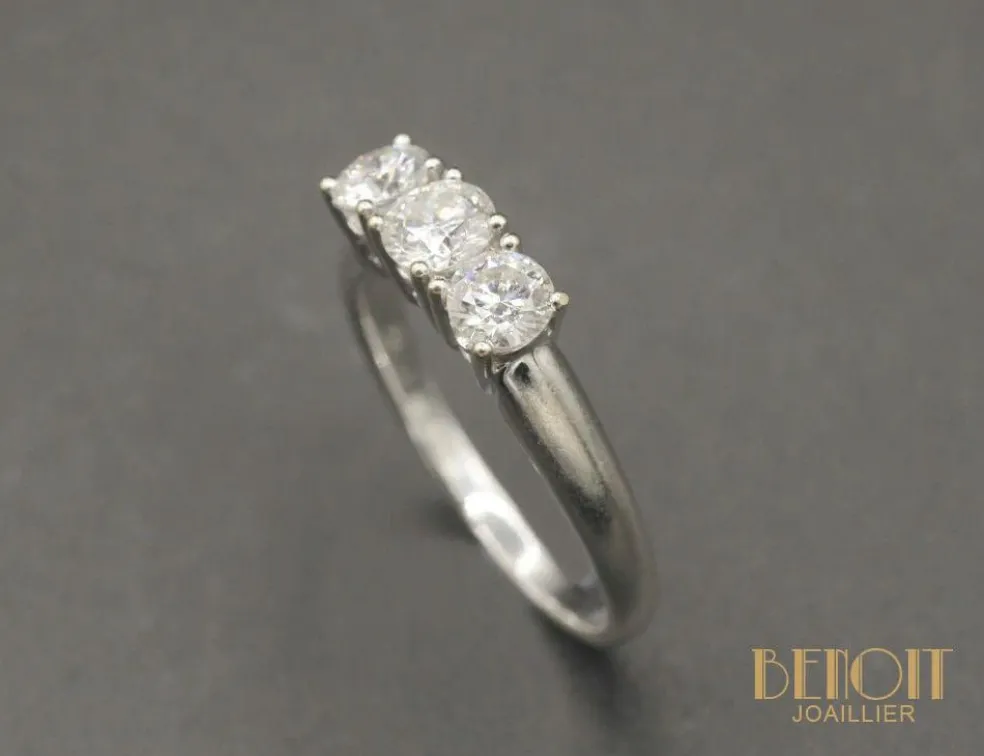 Bague Trilogie diamants
