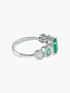 Bague Trilogie Emeraudes