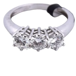 Bague TRILOGIE en or blanc