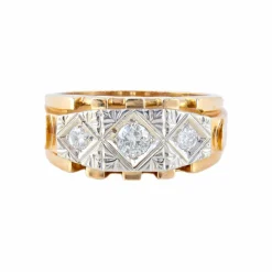 Bague Trilogie géométrique