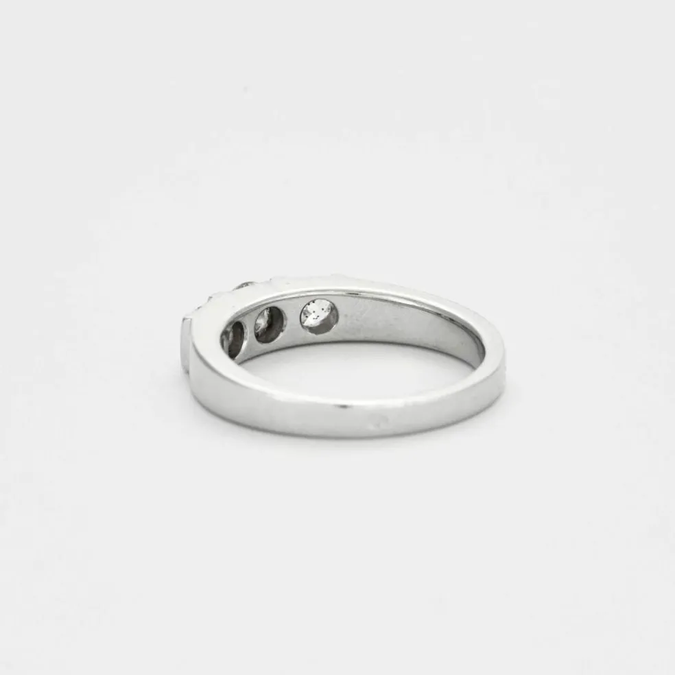 Bague trilogie or blanc