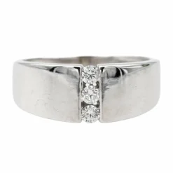 Bague Trilogie Or blanc Diamant