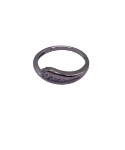 Bague Trilogie Or Blanc Diamants