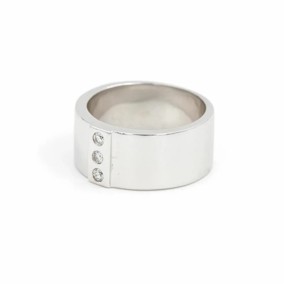 Bague Trilogie Or blanc Diamant