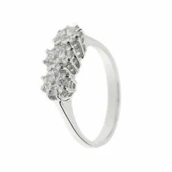 Bague trilogie Or blanc Diamants