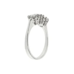 Bague trilogie Or blanc Diamants