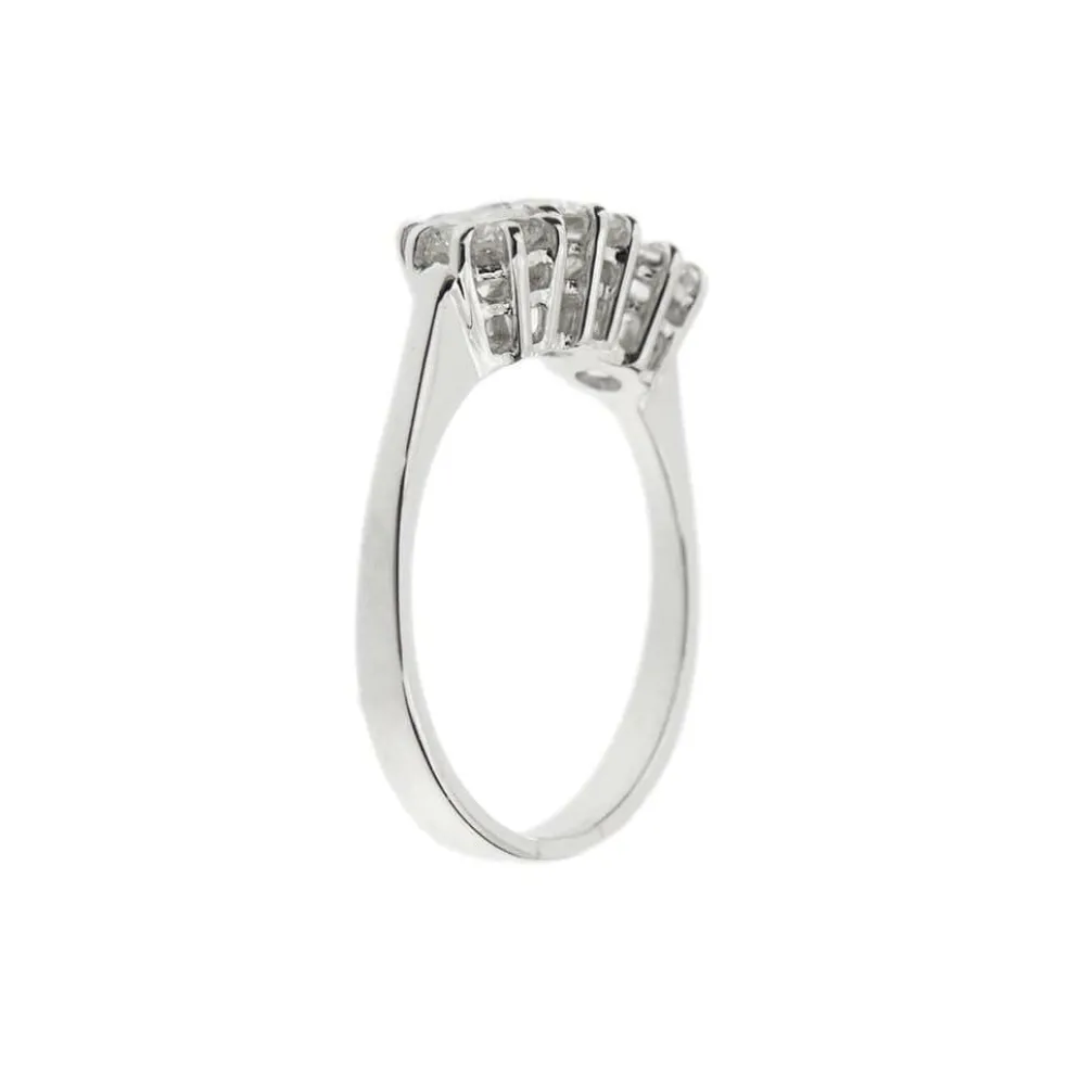 Bague trilogie Or blanc Diamants