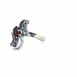 Bague Trilogie or blanc quartz