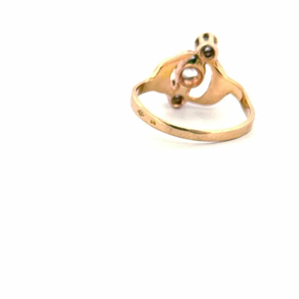 Bague Trilogie Or Jaune Diamants