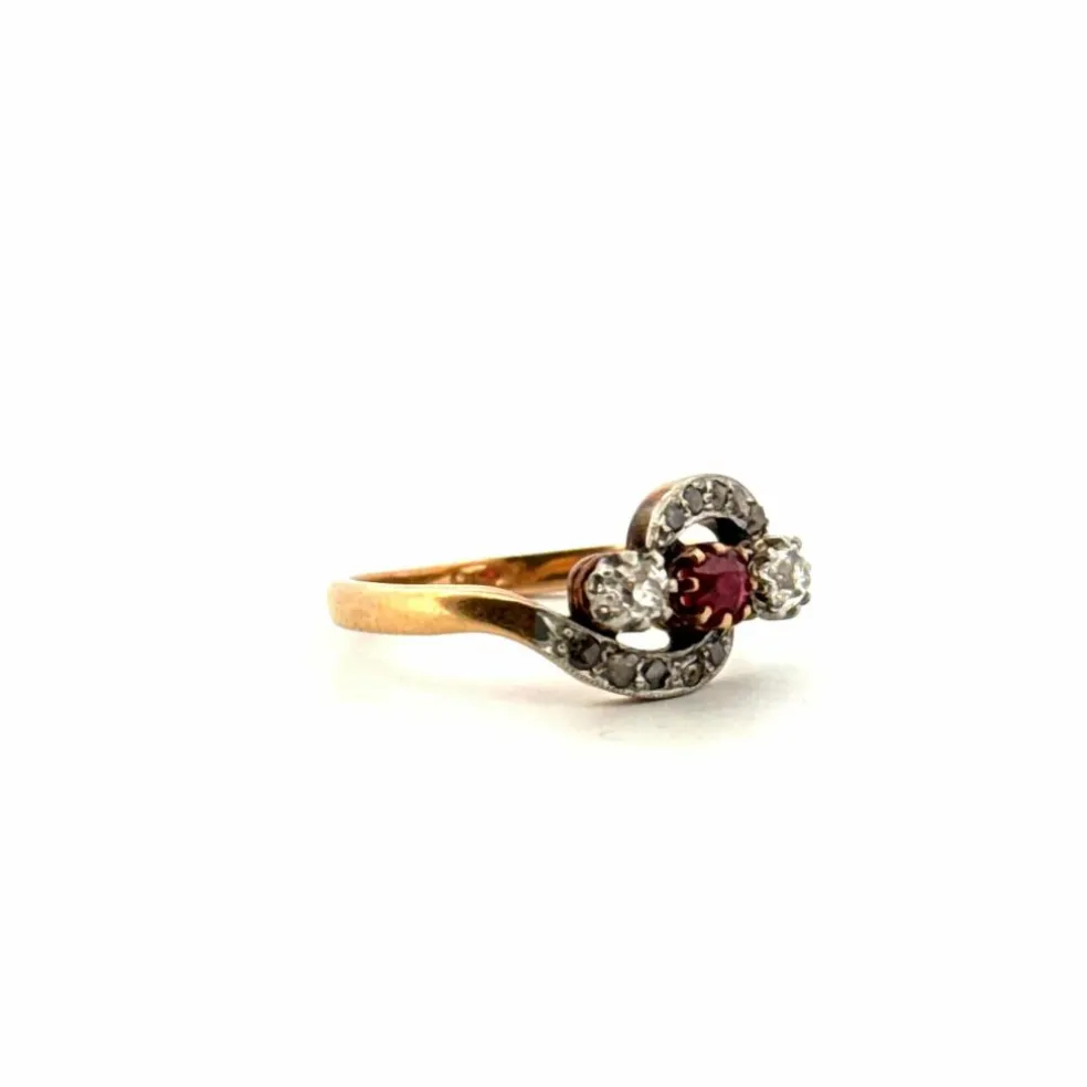 Bague Trilogie or jaune 18k