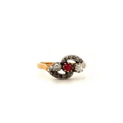 Bague Trilogie or jaune 18k