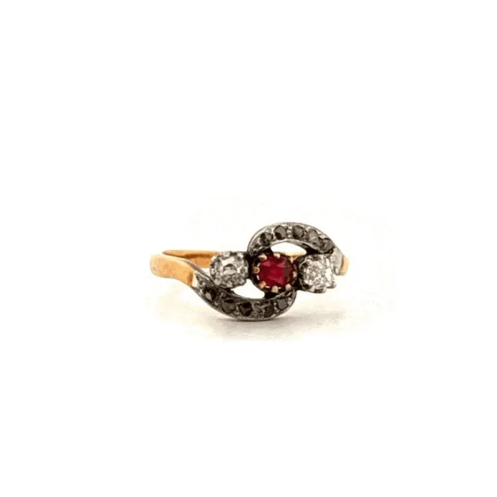 Bague Trilogie or jaune 18k