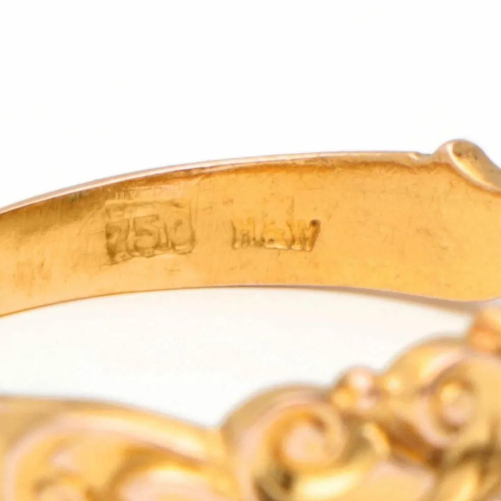 Bague Trilogie Or jaune Émeraudes