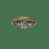 BAGUE TRILOGIE OR ROSE DIAMANTS