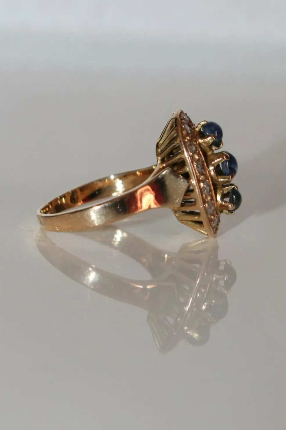 Bague Trilogie Saphirs & Diamants