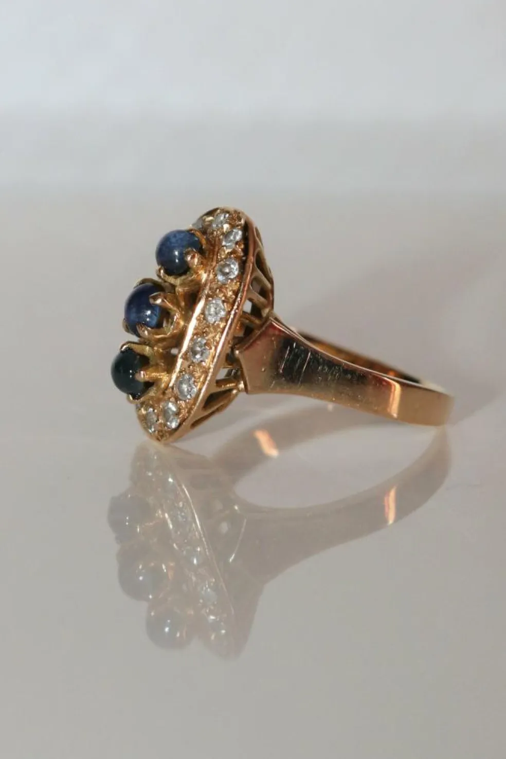 Bague Trilogie Saphirs & Diamants
