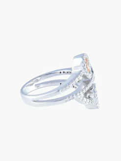 Bague Trilogie Saphirs de couleur Diamants