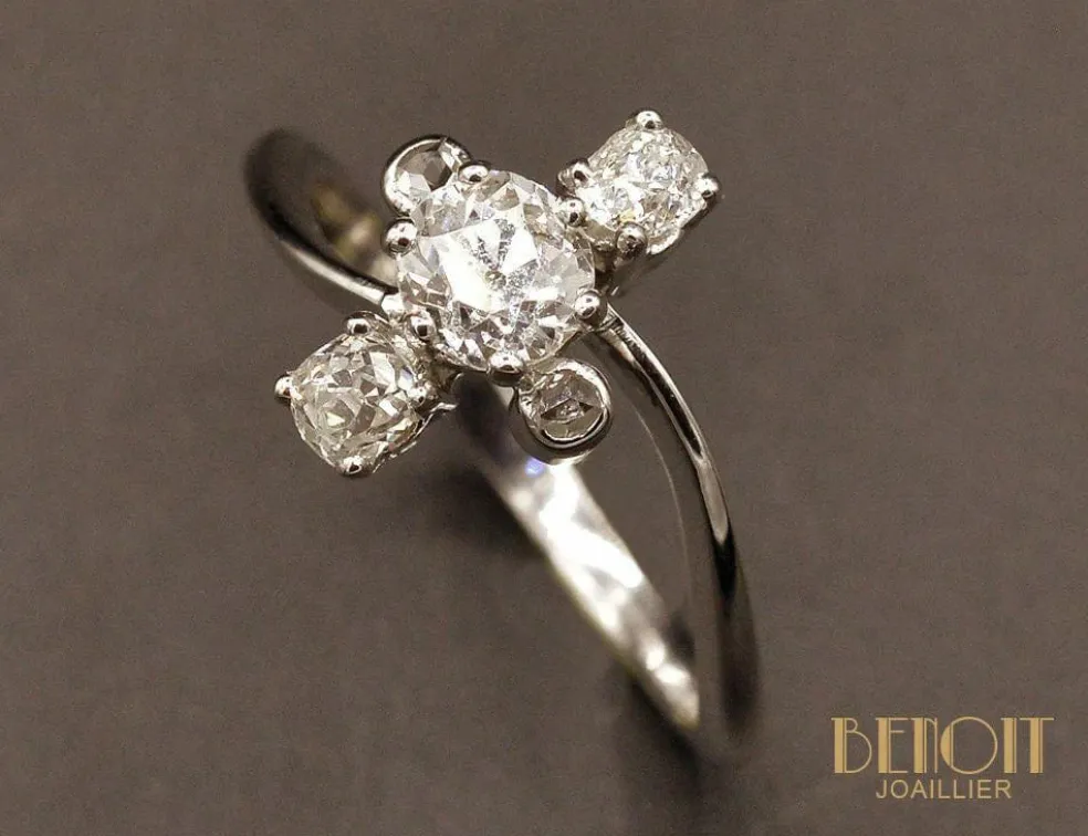 Bague Trio Diamants