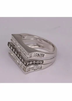 Bague triple alliance Or blanc Diamant