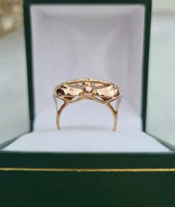 Bague Trois Ors 1940 Diamants