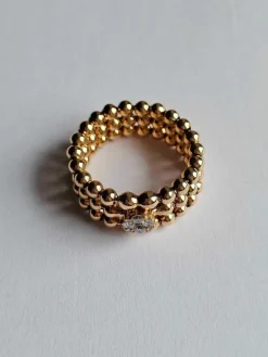 Bague Trésor Hulchi Belluni - Or rose et diamants