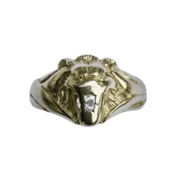 Bague Tête De Lion Diamant