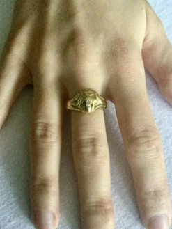 Bague Tête De Lion Diamant