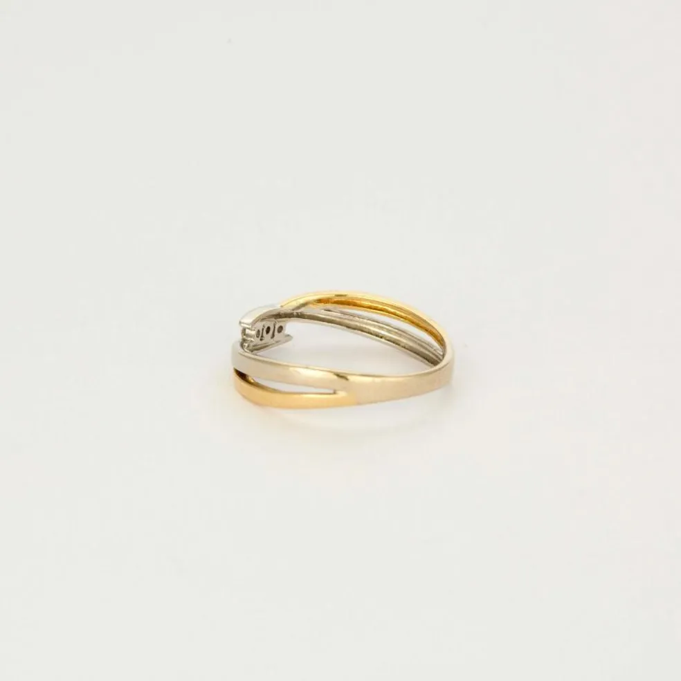 Bague Union 2 ors et diamants