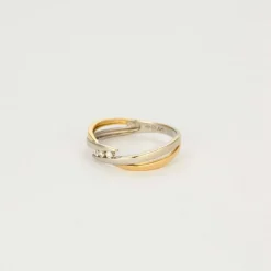 Bague Union 2 ors et diamants