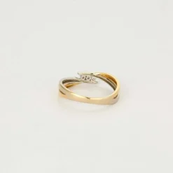 Bague Union 2 ors et diamants