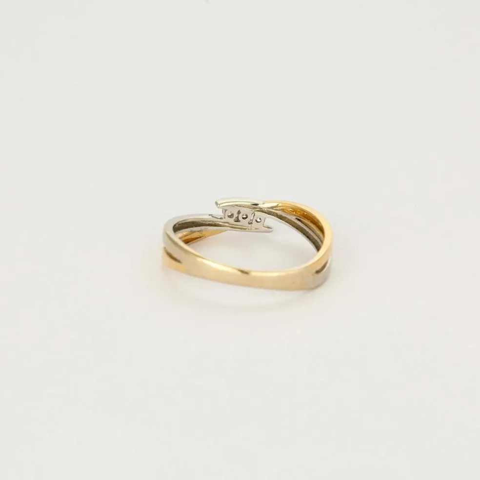 Bague Union 2 ors et diamants