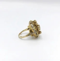 Bague victorienne en or et diamants