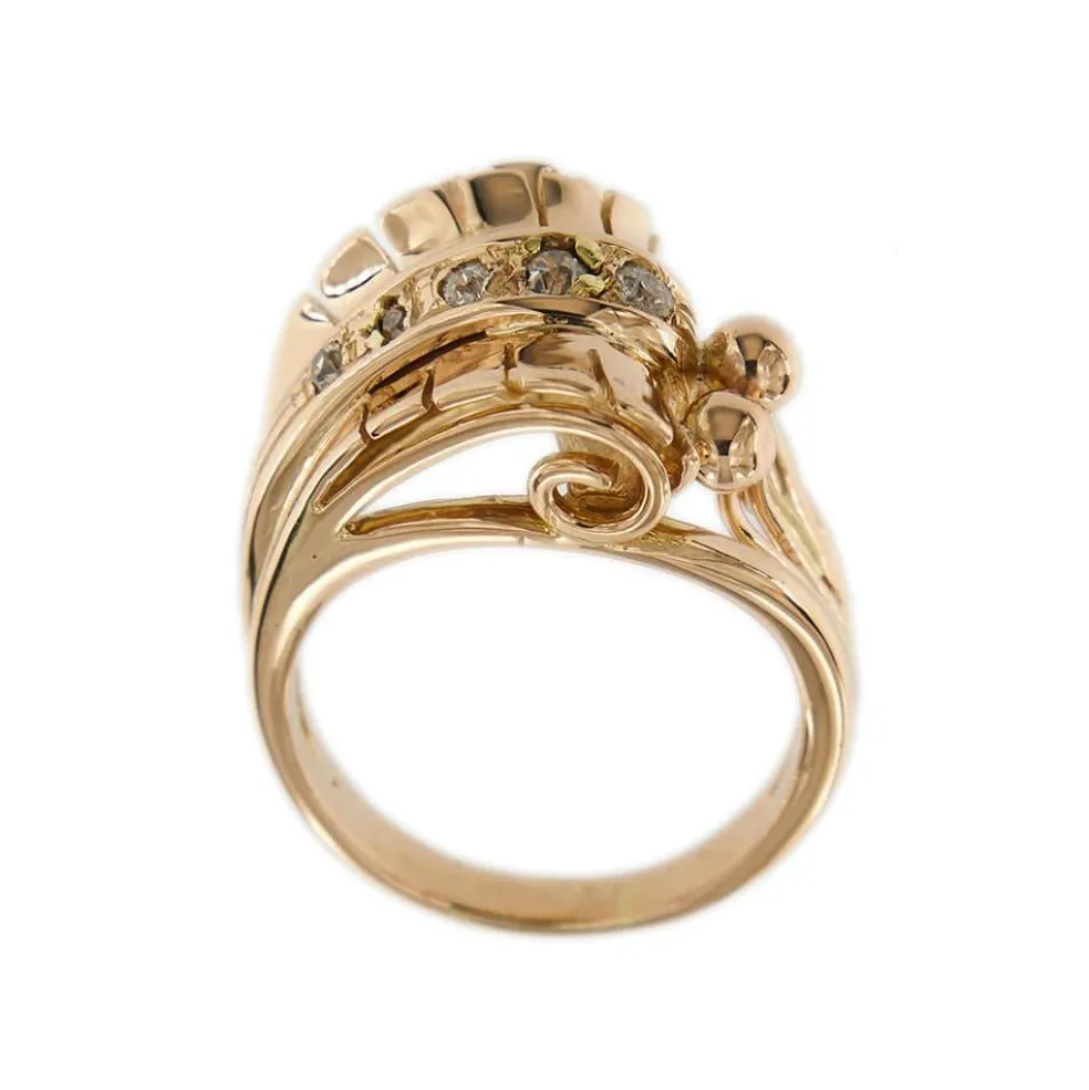 Bague vintage diamants