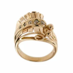 Bague vintage diamants