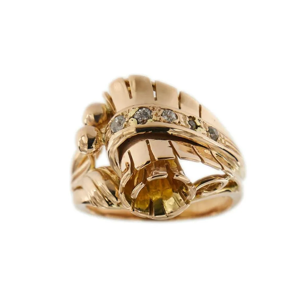 Bague vintage diamants