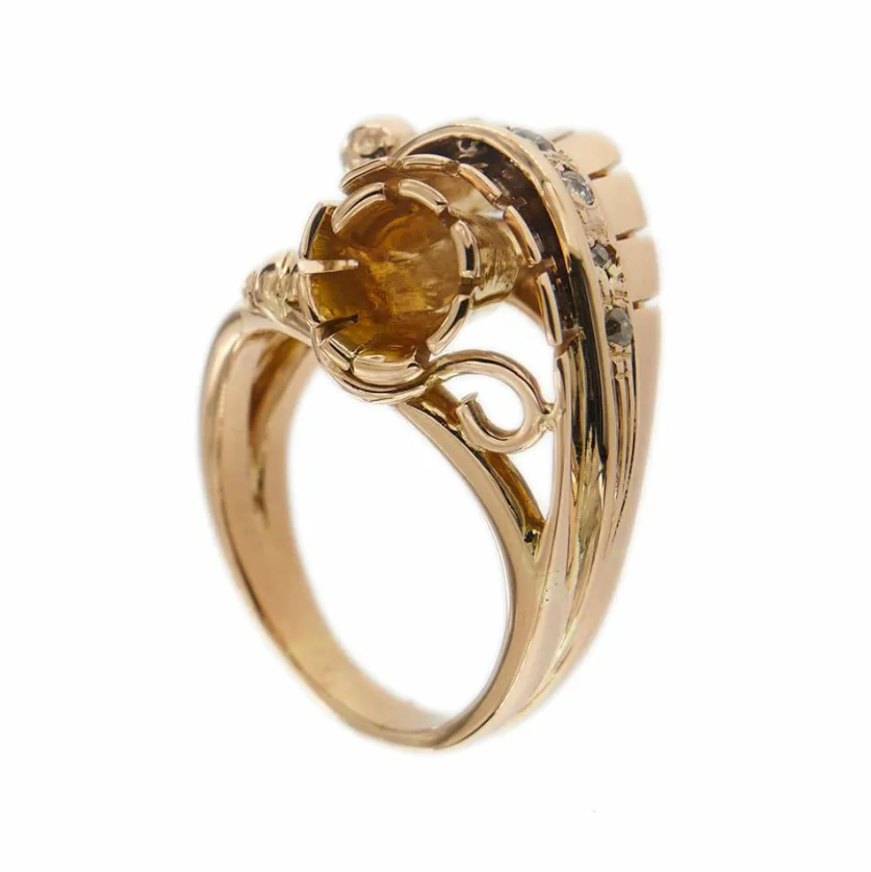 Bague vintage diamants
