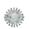 Bague vintage Aigue-marine
