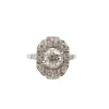 Bague vintage art déco diamants