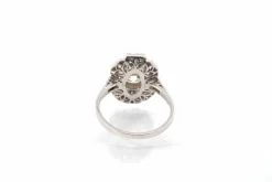 Bague vintage art déco diamants