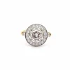 Bague vintage diamant 1,18cts D/VS2