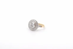 Bague vintage diamant 1,18cts D/VS2