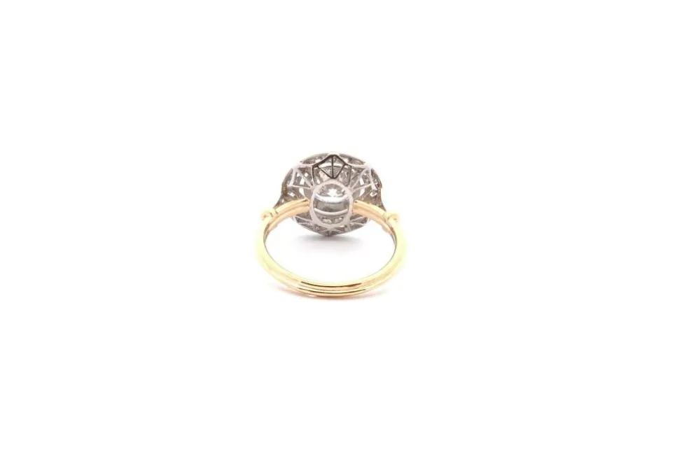 Bague vintage diamant 1,18cts D/VS2
