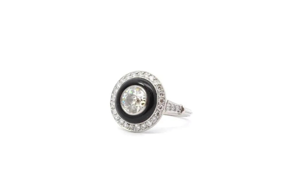 Bague vintage diamant de 1,66cts L/VVS2